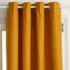 Image de Rideau isolant Isa jaune moutarde 140x260cm - Atmosphera Créateur dintérieur