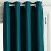 Image de Rideau Isolant Isa Bleu Canard 140x260cm - Atmosphera