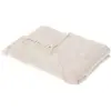Image de Jeté De Lit Inca Coton Tufté Blanc Ivoire 130x180cm - Atmosphera