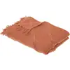 Image de Jeté De Lit Inca Coton Tufté Rose Terracotta 130x180cm - Atmosphera