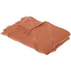 Image de Jeté de lit Inca coton tufté rose terracotta 130x180cm - Atmosphera Créateur dintérieur
