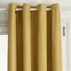 Image de Rideau Occultant Lua Jaune Moutarde 140x260cm - Atmosphera