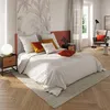 Image de Parure de lit Vilma en coton lavé tufté blanc ivoire 260x240cm - Atmosphera Créateur dintérieur