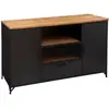 Image de Buffet 2 Portes Cierna Noir 140x85cm - Atmosphera