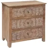 Image de Commode Shirel manguier 3 tiroirs - Atmosphera Créateur dintérieur