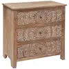 Image de Commode shirel 3 tiroirs - bois SHIREL