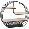 Image de Étagère murale métal noir L.393 - Atmosphera Créateur dintérieur