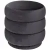 Image de Pouf "sinan" Velours Gris - Atmosphera Créateur D'intérieur