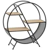 Image de Étagère Timeo ronde noir D50cm - Atmosphera Créateur dintérieur