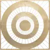 Image de Déco Murale Louise Métal Doré 90x90cm - Atmosphera