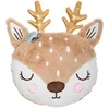 Image de Coussin enfant biche marron 31x38cm - Atmosphera Créateur dintérieur