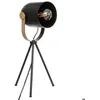 Image de Lampe trépied Bil noir H45cm - Atmosphera Créateur dintérieur