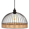 Image de Suspension filaire Suwa métal noir D35cm - Atmosphera Créateur dintérieur