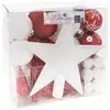 Image de Kit De Sapin Colorama De Noël 44 Pièces Blanc/rouge - Feeric Lights & Christmas