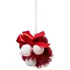 Image de Sujet De Noël Fleur 30 Mm X 11 Rouge Blanc - Feeric Lights & Christmas