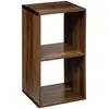 Image de Étagère 2 Cases Indus Mix N' Modul Effet Bois Foncé - 5five