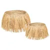 Image de Set de 2 paniers à franges Safari raphia L22 25cm - Atmosphera createur dinterieur