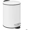Image de Poubelle métal soft close 3L Colorama blanc - 5 five simply smart