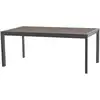 Image de Table De Jardin Extensible Evasion Seigle Graphite 10 Places En Aluminium Traité Époxy - Hespéride