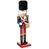 Image de Déco de Noël - Feeric Christmas - Casse Noisette en Bois - H 25 cm - Bleu/Rouge - Intérieur