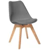 Image de Chaise Baya pieds hêtre gris ardoise - Atmosphera Créateur dintérieur