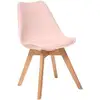 Image de Chaise baya pieds hêtre rose BAYA