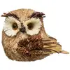 Image de Polyfoam Hibou Pomme Pin L 15 Cm - Atmosphera