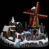 Image de Village lumineux place avec moulin musical 59 LED - Feeric Lights & Christmas