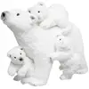 Image de Décoration Noël. Famille Ours. H 42 Cm - Atmosphera