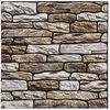 Image de Sticker carrelage mur taupe X2 - Atmosphera createur dinterieur - Gris