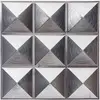 Image de Sticker Carrelage 9cx6 Argent - Atmosphera