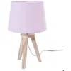 Image de Lampe trépied H.30cm bois rose - Atmosphera Créateur dintérieur