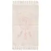 Image de Tapis Déco À Franges "rêves" 60x90cm Rose