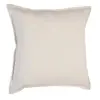 Image de Coussin Lilou Coton Blanc Ivoire 45x45cm - Atmosphera