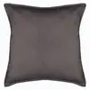 Image de Coussin Lilou Coton Gris Ardoise 45x45cm - Atmosphera