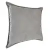 Image de Coussin Lilou Coton Gris Souris 45x45cm - Atmosphera