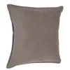 Image de Coussin LILOU coton gris taupe 45x45cm - Atmosphera Créateur dintérieur