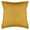 Image de Coussin Lilou Coton Jaune 45x45cm - Atmosphera