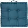 Image de Coussin De Sol Anjali Bleu Canard 40x40cm - Atmosphera