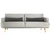 Image de Canapé Convertible Jack 3 Places Gris Souris - Atmosphera