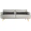Image de Canapé convertible jack 3 places gris souris JACK