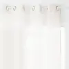 Image de Voilage "moly" Blanc Ivoire 135x240cm - Atmosphera Créateur D'intérieur