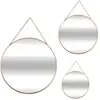Image de Set De 3 Miroirs Ronds Doré D20/24/d29cm - Atmosphera