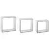 Image de 3 Grandes Étagères Murales Fixy Cube Blanc - 5five