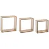 Image de 3 Grandes Étagères Murales Fixy Cube Effet Chêne - 5five