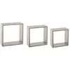 Image de 3 Grandes Étagères Murales Fixy Cube Effet Chêne Gris - 5five