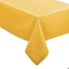 Image de Nappe Jane coton chambray jaune 140x240cm - Atmosphera createur dinterieur