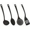 Image de Secret de Gourmet - Lot de 4 ustensiles de cuisine L 32 x l 95 cm Noir