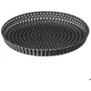 Image de Plat à tarte perforé et fond amovible - D 28 x H 3 cm - Métal