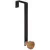 Image de Patère 1 Tête Métal Et Bambou Noir - 5five